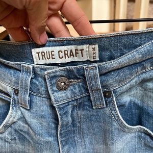 Men’s True Craft Jeans, Light Wash Straight Leg
